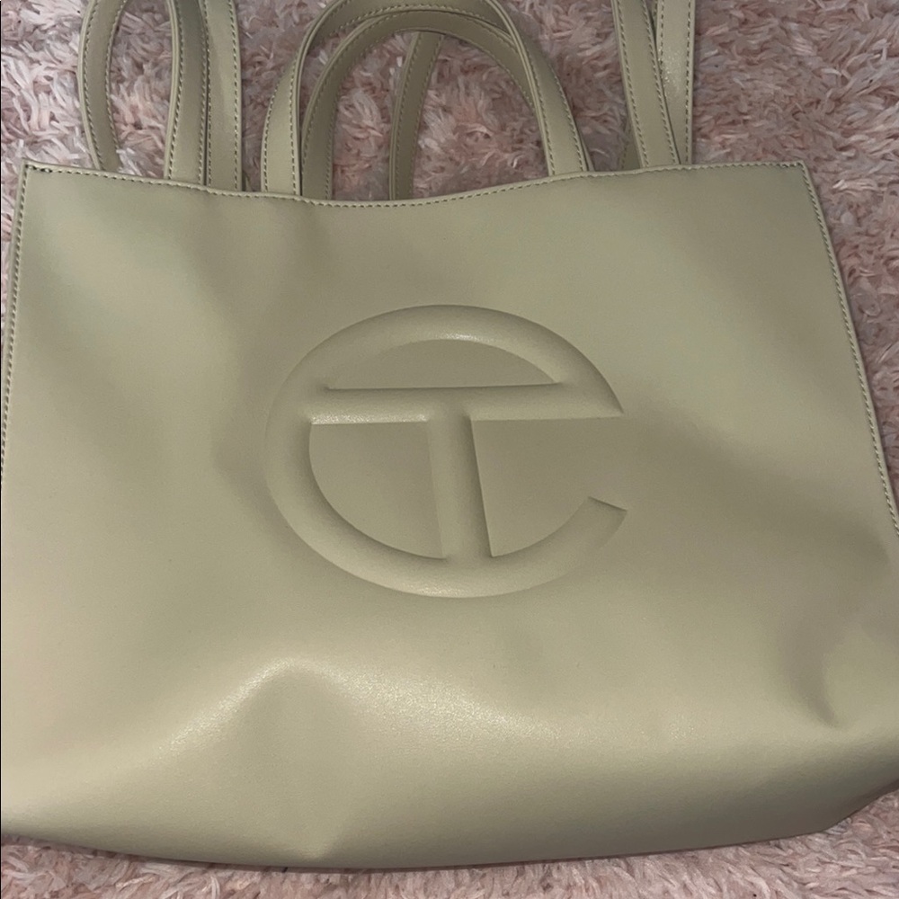 Telfar Cream Cole Shopping Bag cream- Medium size